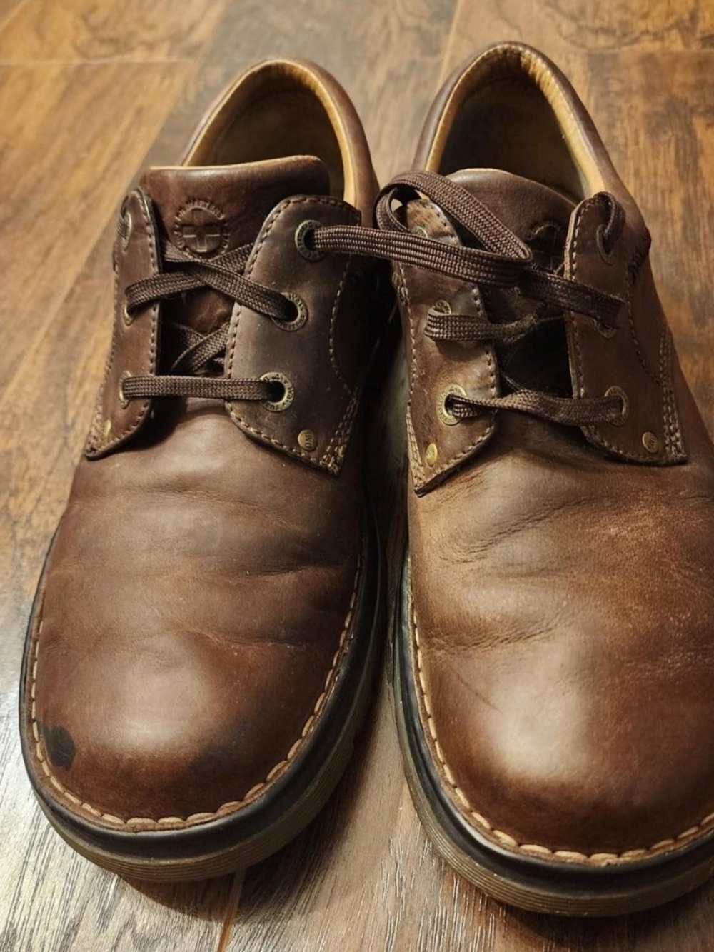 Dr. Martens Brown Leather Lace Up Shoes